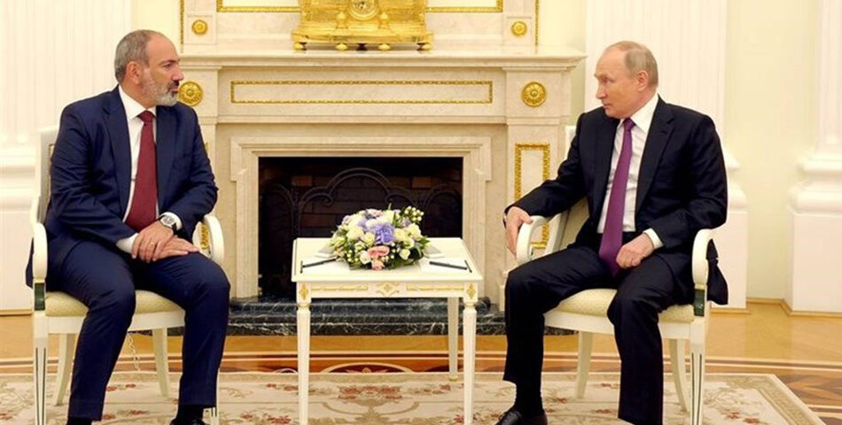 مذاکرات پوتین و پاشینیان در مسکو
